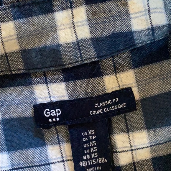 Blue button down flannel - Picture 3 of 3